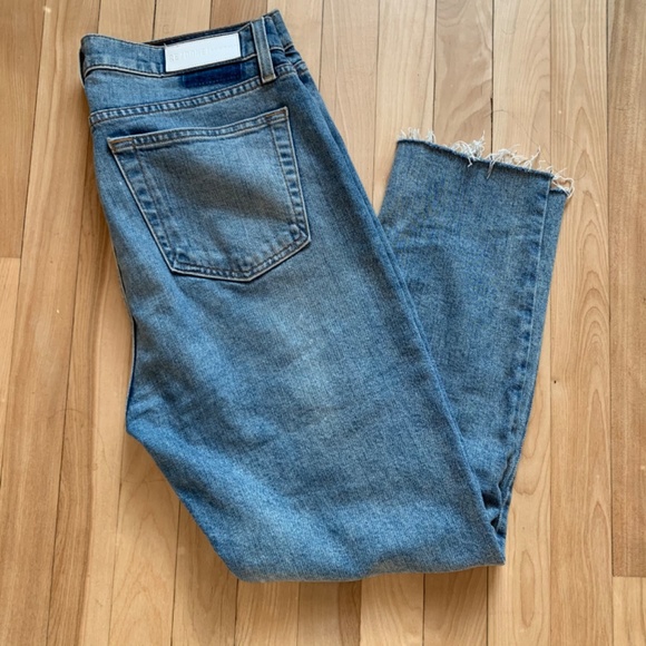 RE/DONE Originals High-Rise Straight Leg Jeans 30 - Picture 2 of 6